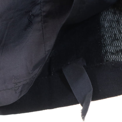 YVES SAINT LAURENT Dark Blue Chesterfield Coat