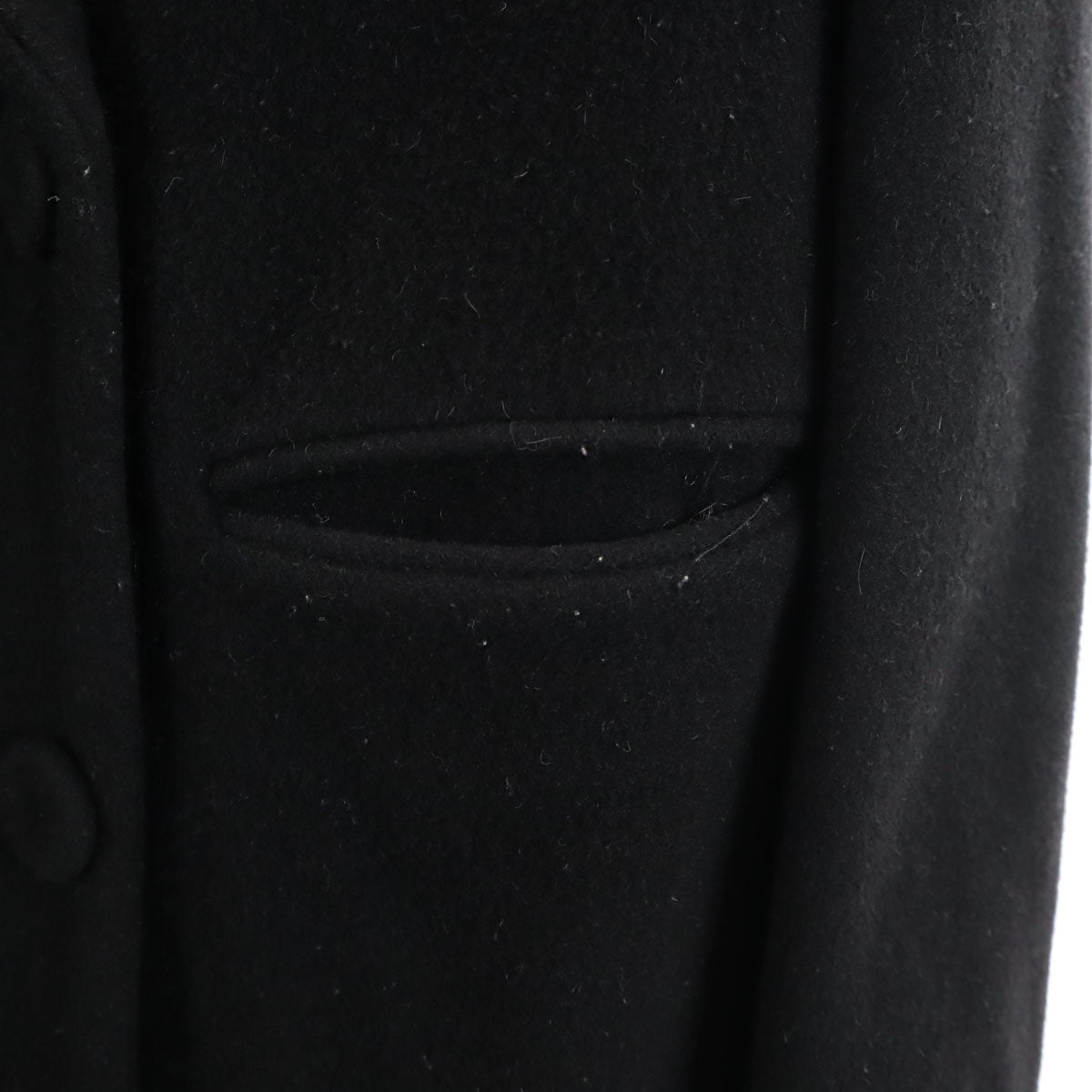 TELA Double Breasted Coat Black Size 42