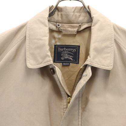 Burberrys 90s Greige Balmacaan Coat Size M