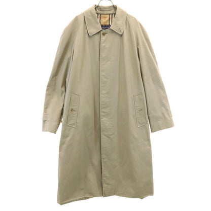 Burberrys UK Made Balmacaan Coat Greige Size 48