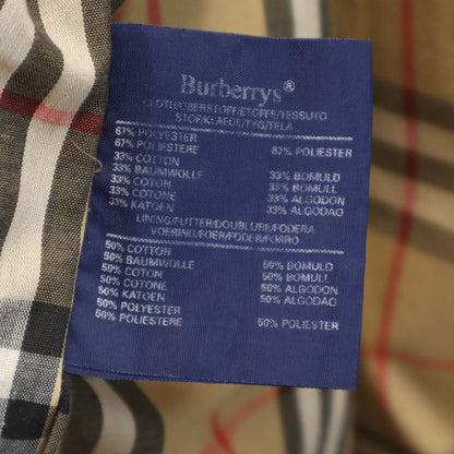 Burberrys UK Made Balmacaan Coat Greige Size 48
