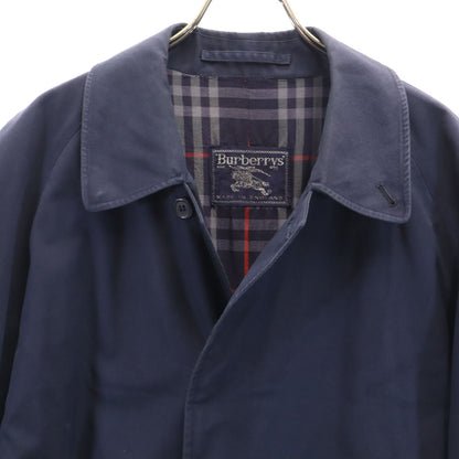 Burberrys 90s British Made Navy Coat Size 50