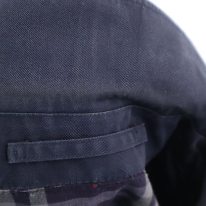 Burberrys 90s British Made Navy Coat Size 50