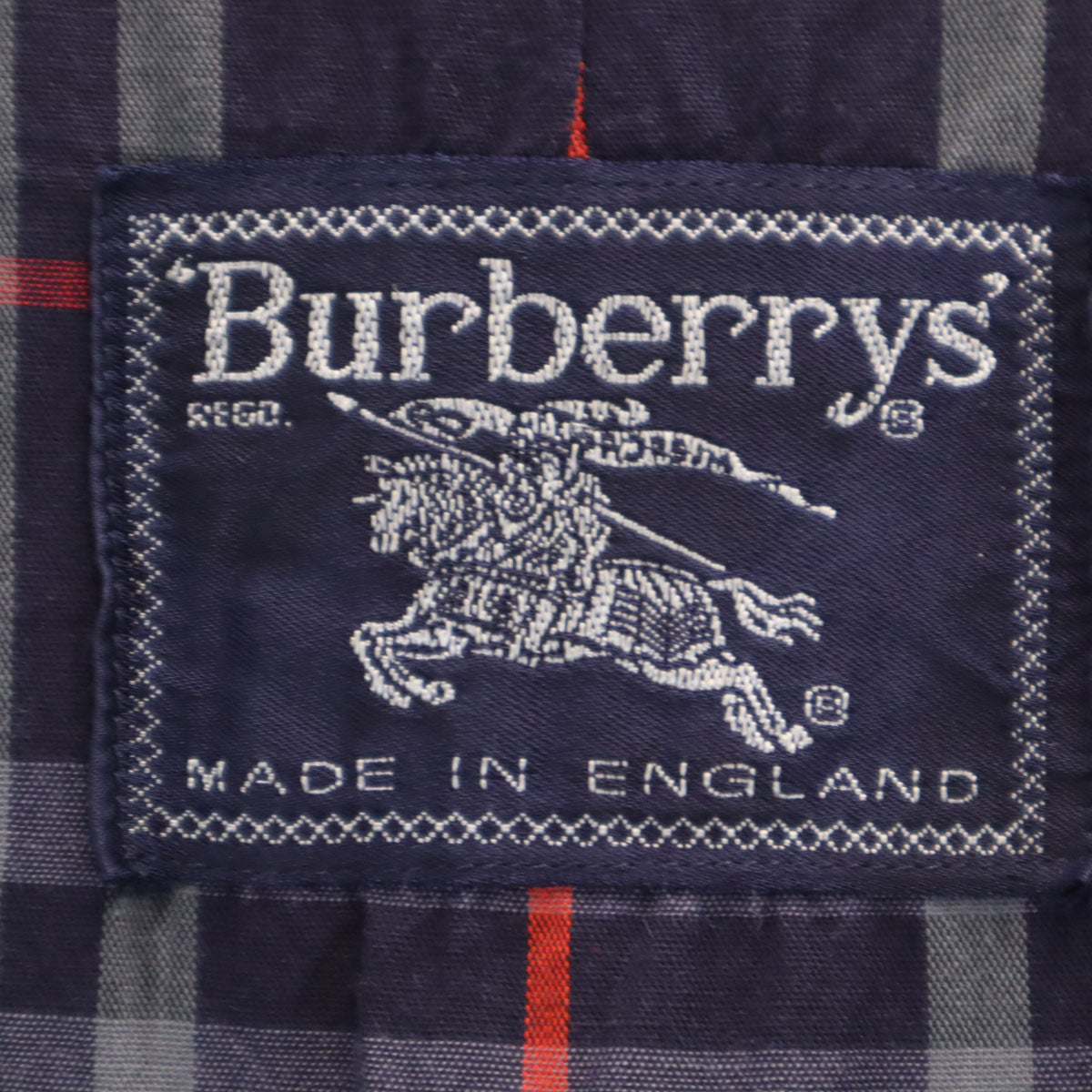Burberrys 90s British Made Navy Coat Size 50