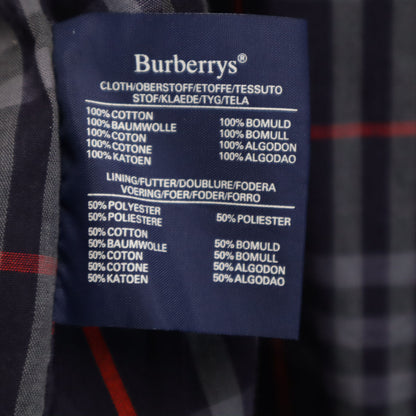 Burberrys 90s British Made Navy Coat Size 50