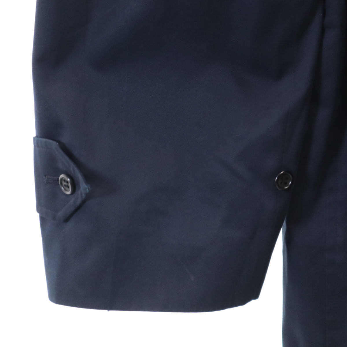 Burberrys 80s Vintage UK Balmacaan Coat Navy