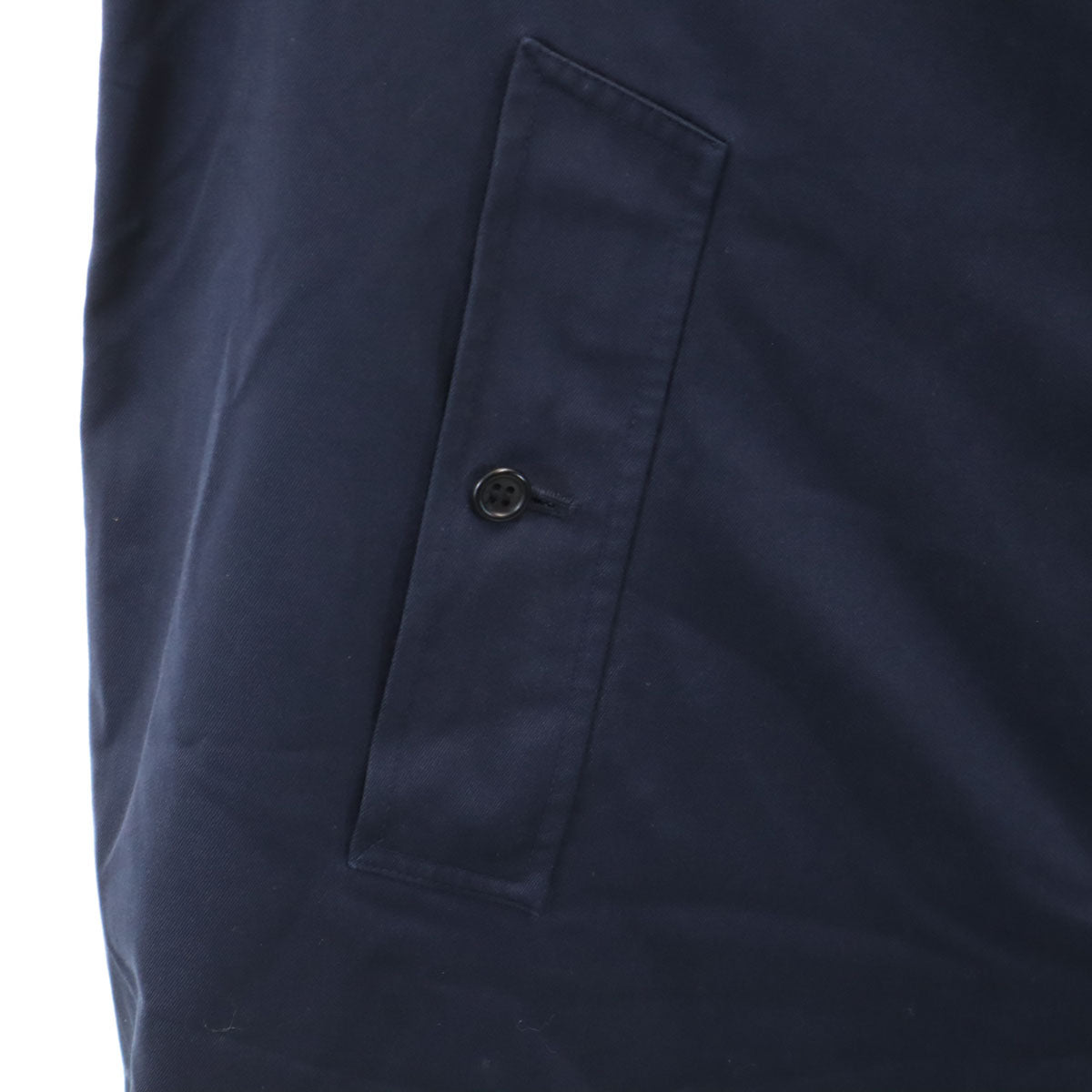 Burberrys 80s Vintage UK Balmacaan Coat Navy