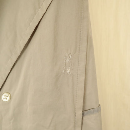 Burberrys 90s Vintage Spring Balmacaan Coat Beige
