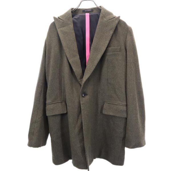 TAKESHI KOSAKA Y's Pink Label Wool Coat Brown Size 2