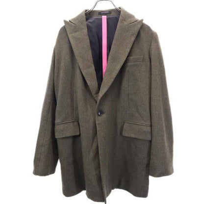 TAKESHI KOSAKA Y's Pink Label Wool Coat Brown Size 2