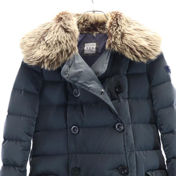 TATRAS Real Fur Down Coat Gray Size 2