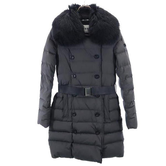 TATRAS Gray Fur Collar Down Coat Size JP 3
