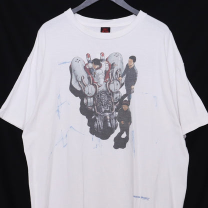 Saint Michael FD-SS TEE / BIKE T-Shirt White Size XL
