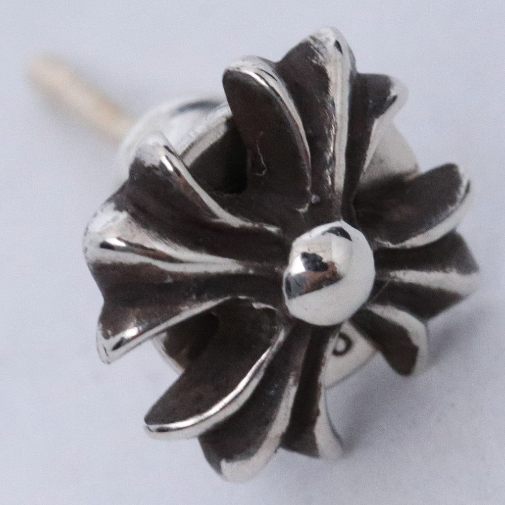 CHROME HEARTS No2 CH Plus Stud Earrings Silver Size F
