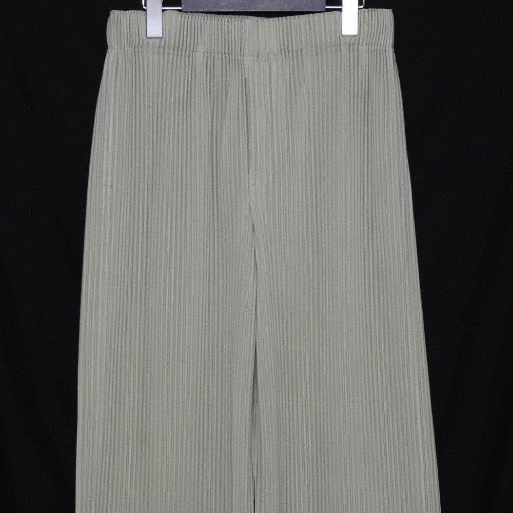 HOMME PLISSE ISSEY MIYAKE Pleated Pants Green Size 1