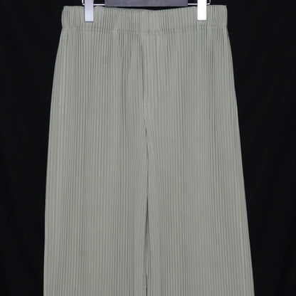 HOMME PLISSE ISSEY MIYAKE Pleated Pants Green Size 1