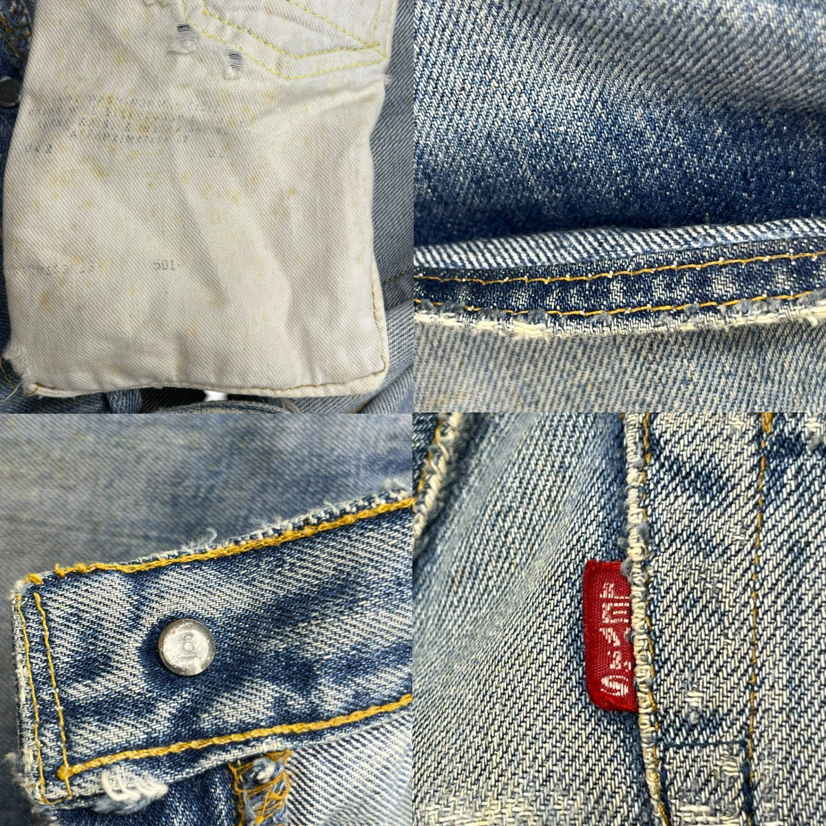 Levi's 60s-70s Vintage 501 Big E Light Indigo Jeans