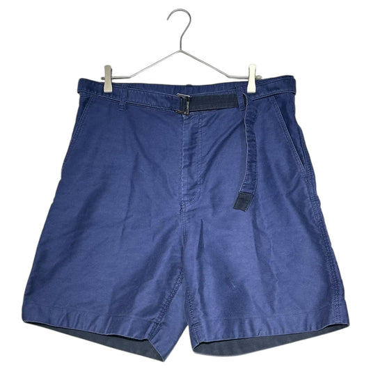 sacai 24SS Moleskin Shorts Navy Size 4