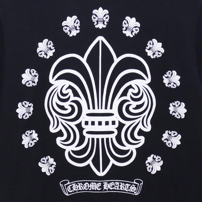 CHROME HEARTS Old BS Fleur Thermal Long Sleeve T-Shirt Black Size S