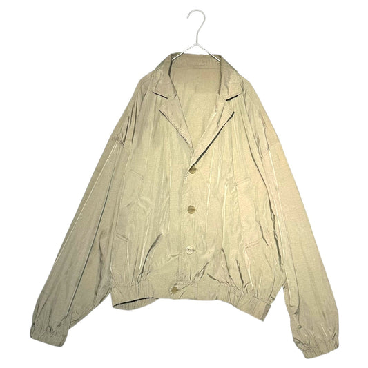 ISSEY MIYAKE MEN 18SS Open Collar Wind Coat Beige Size 3