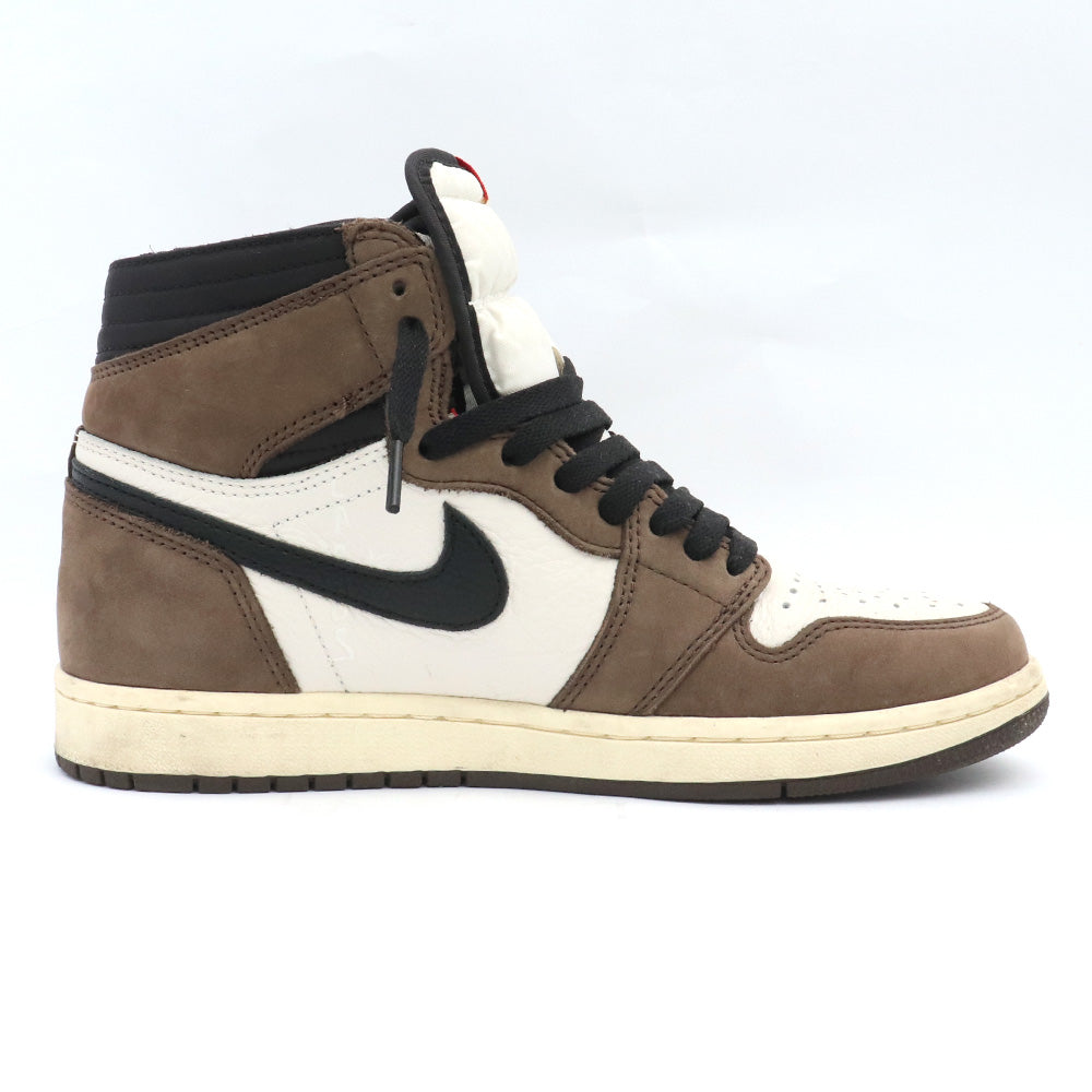 Travis Scott Air Jordan 1 Retro Mocha Sneakers Size 26cm