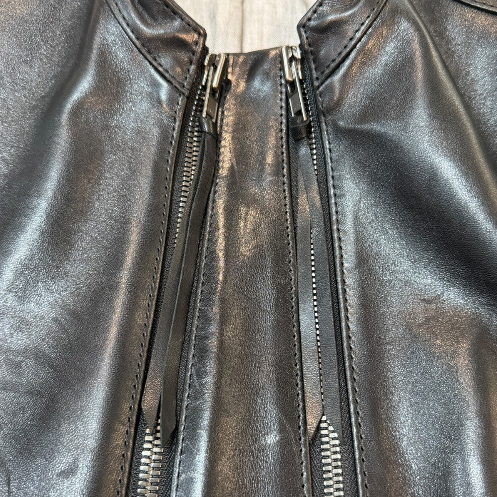 The Viridi-anne 23AW Horse Leather Riders Jacket Size 3