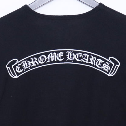 CHROME HEARTS Old Horseshoe Thermal T-Shirt Black Size L