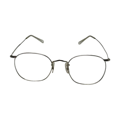 SAVILE ROW 1970s 14KT Metal Frame Vintage Glasses Silver