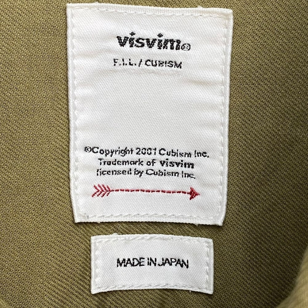 VISVIM 19SS USM ALBACORE SHIRT Long Sleeve Shirt Khaki Size 1