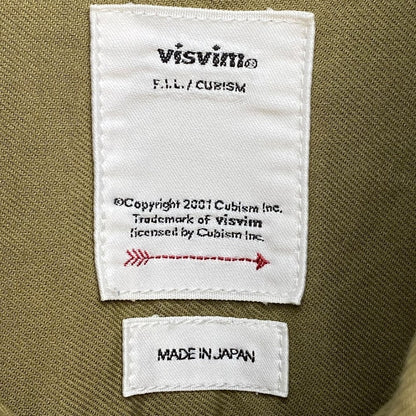 VISVIM 19SS USM ALBACORE SHIRT Long Sleeve Shirt Khaki Size 1