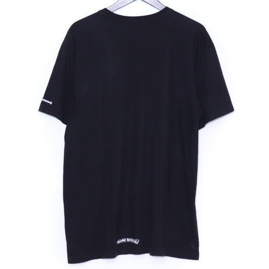 CHROME HEARTS Neck Logo Crewneck T-Shirt Black Size L