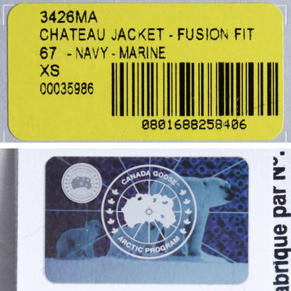 CANADA GOOSE Chateau Fusion Fit Parka Navy Size XS