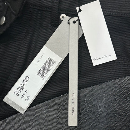 Rick Owens 23SS Slivered Bootcut Denim Size 32