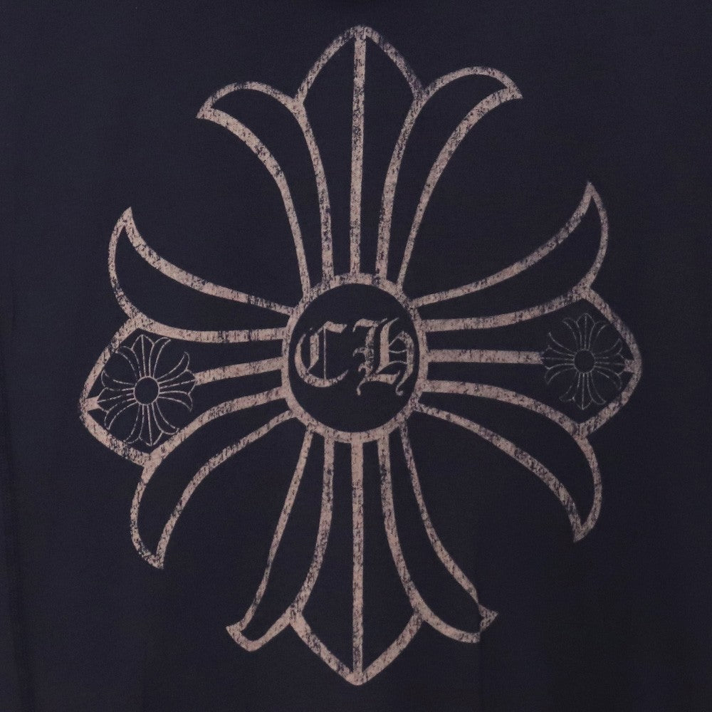 CHROME HEARTS Old CH Plus Dagger Zip Hoodie Black Size L