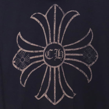 CHROME HEARTS Old CH Plus Dagger Zip Hoodie Black Size L