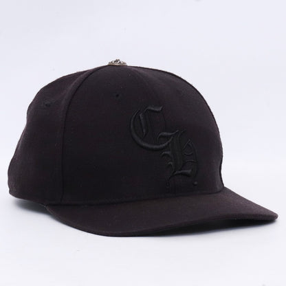 CHROME HEARTS CH Embroidered Trucker Cap Black Size 7 1/4