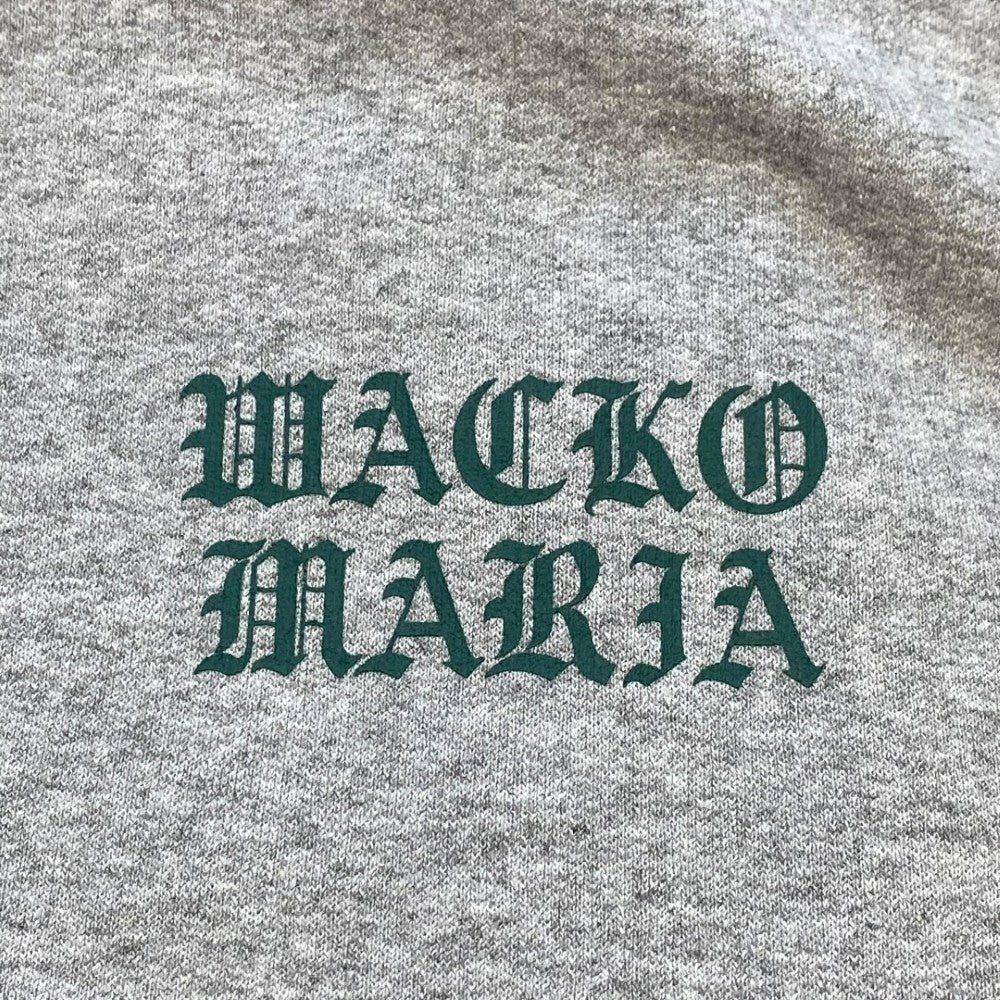 WACKO MARIA 26SS Crew Neck Sweatshirt Gray Size XL