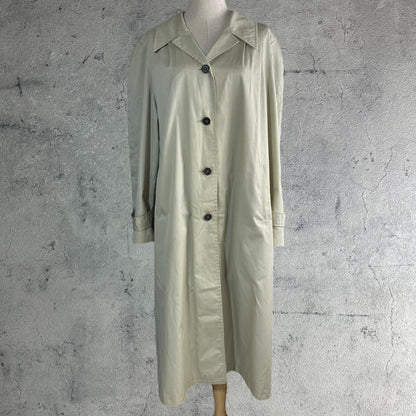 Euro vintage 70s Cotton Blend Trench Coat Size 42