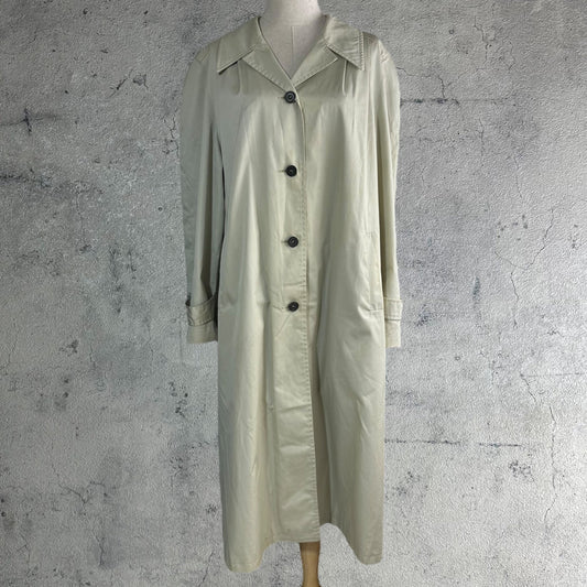 Euro vintage 70s Cotton Blend Trench Coat Size 42