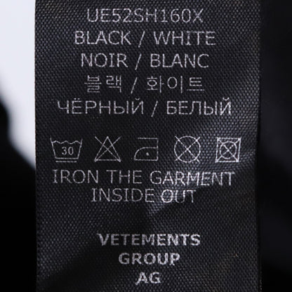 Vetements 22SS STAMPED LOGO Long Sleeve Shirt Size S