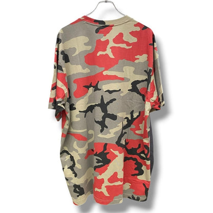 SUPREME 26SS Small Box Camo T-Shirt Red Camo Size XL