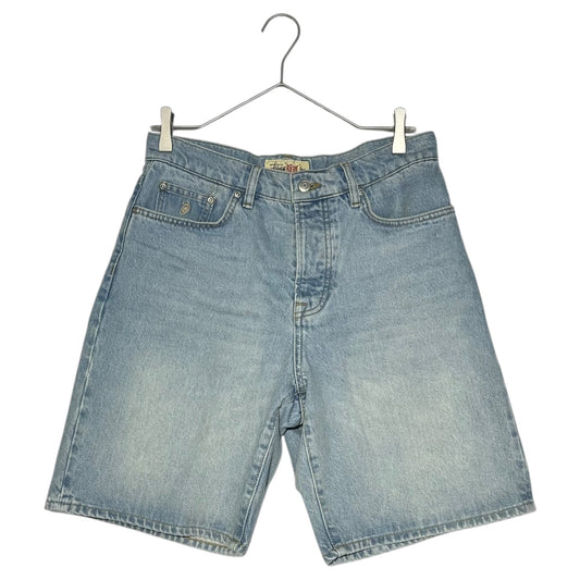 STUSSY Big Ol' Short Light Indigo Denim Shorts Size W28