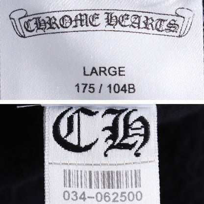Chrome Hearts Stencil Cross Hoodie Black Size L