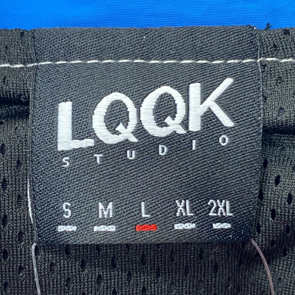 LQQK STUDIO 25SS Nylon Motorcycle Jacket Black Size L