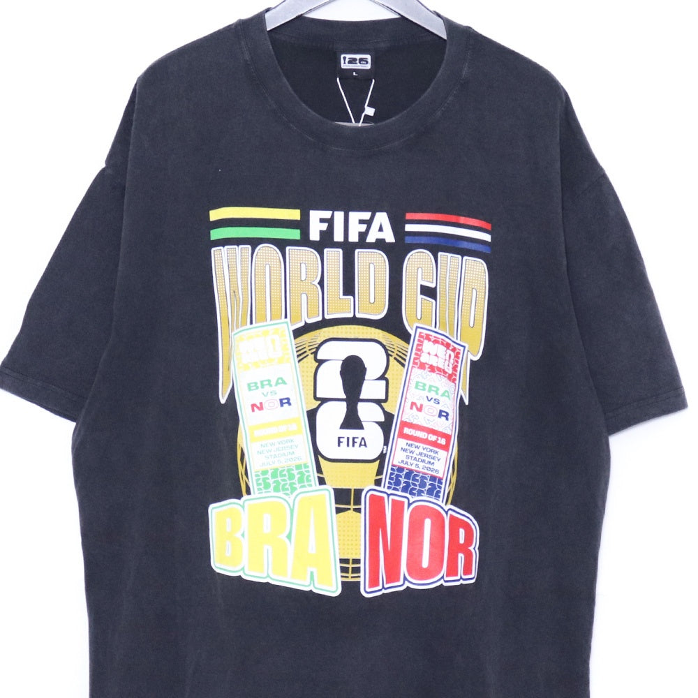FIFA WORLD CUP 2026 Brazil vs Norway T-Shirt Black Size L