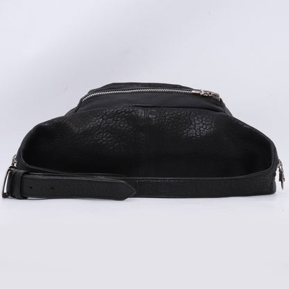 Chrome Hearts #1 Snat Pack Leather Waist Bag Black Size #1