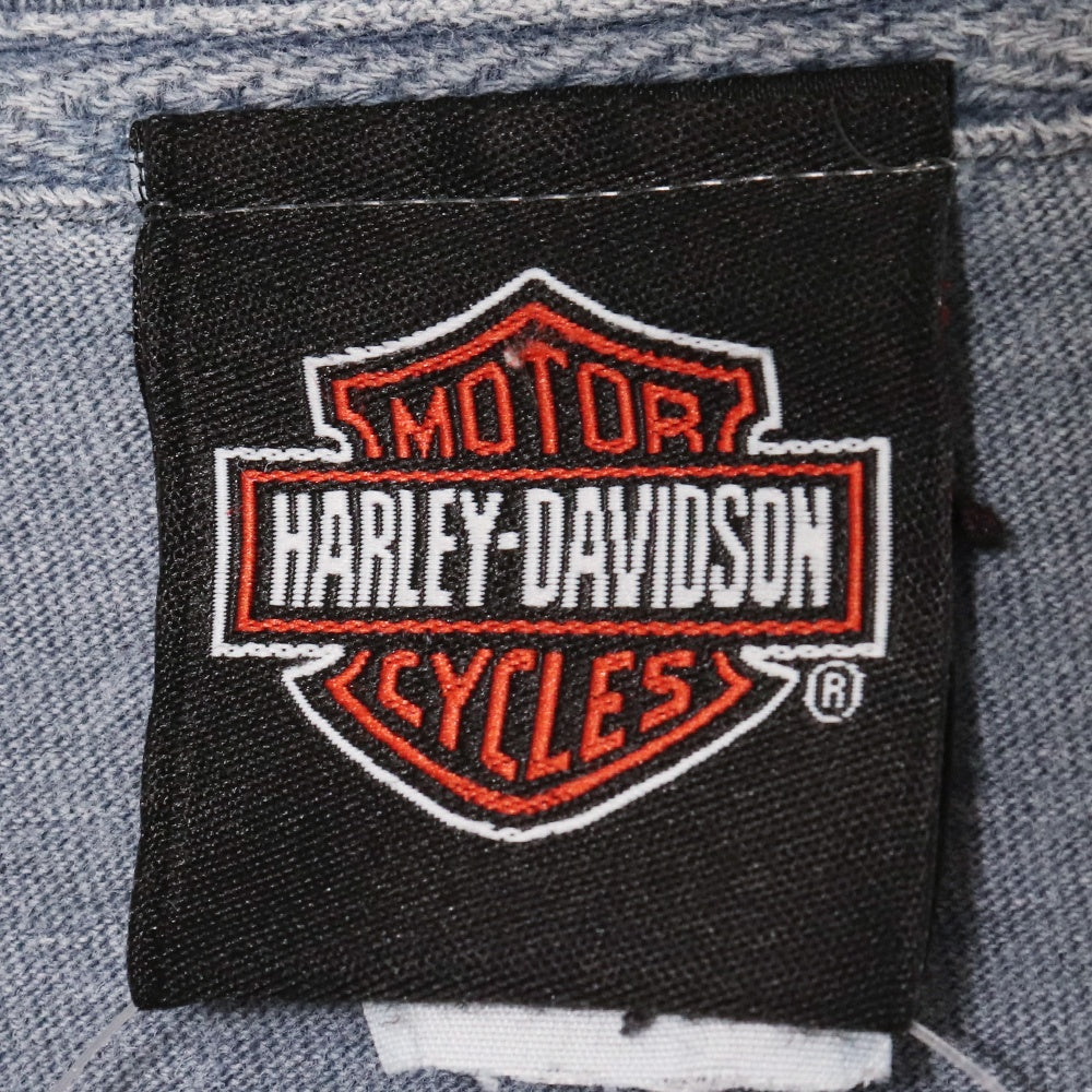 HARLEY DAVIDSON Virginia Beach Band T-Shirt Blue Size 2XL