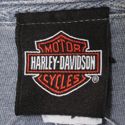 HARLEY DAVIDSON Virginia Beach Band T-Shirt Blue Size 2XL