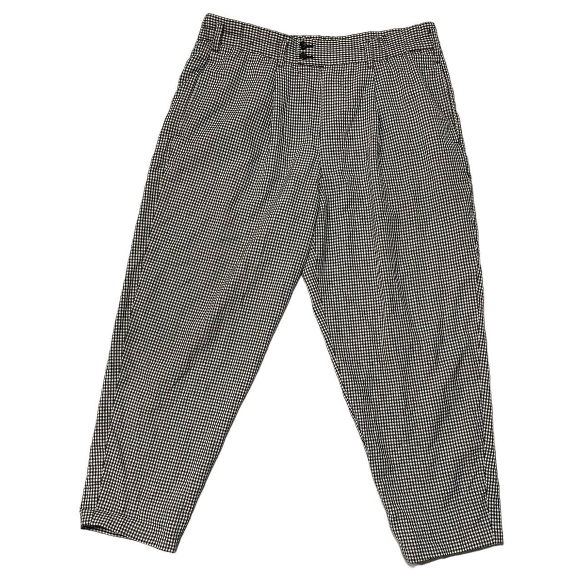 CDG HOMME PLUS 80s Vintage Tapered Check Slacks Size SIZE S