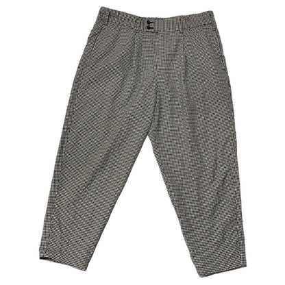 CDG HOMME PLUS 80s Vintage Tapered Check Slacks Size SIZE S